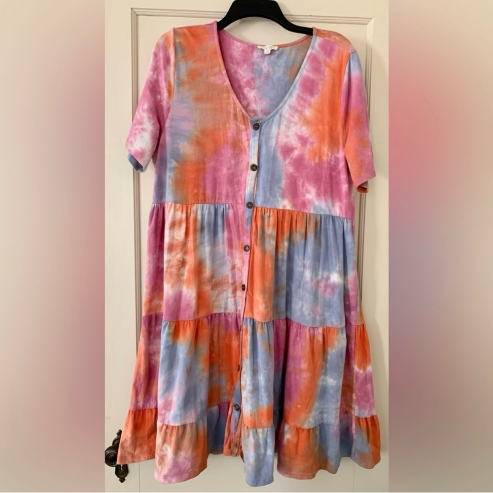 Oddy Tye Dye Dress Size XL